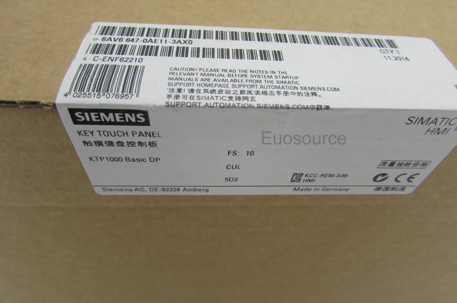 6AV6545-0BA15-2AX0 Siemens Touch Screen
