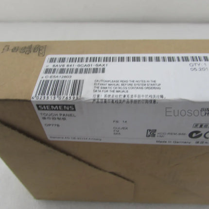 6AV6641-0CA01-0AX1 Siemens Touch Screen