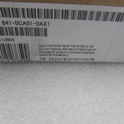 6AV6641-0CA01-0AX1 Siemens Touch Screen