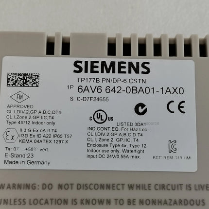 6AV6642-0BA01-1AX0 Siemens Touch Screen