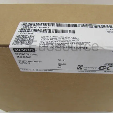 6AV6647-0AE11-3AX0 Siemens Touch Screen
