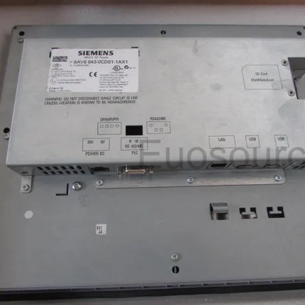 6AV6643-0CD01-1AX1 Siemens Touch Screen
