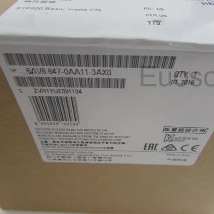6AV6647-0AA11-3AX0 Siemens Touch Screen