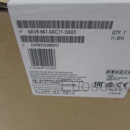 6AV6647-0AC11-3AX0 Siemens Touch Screen