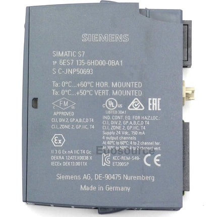 6ES7135-6HD00-0BA1 Siemens SIMATIC ET 200SP Analog Output Module