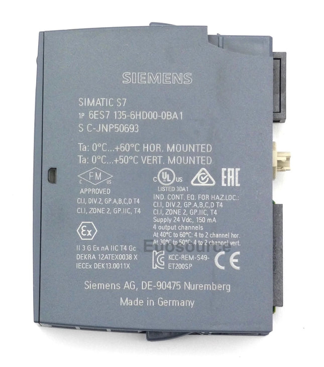 6ES7135-6HD00-0BA1 Siemens SIMATIC ET 200SP Analog Output Module