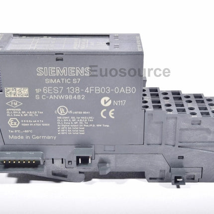 6ES7138-4FB00-0AB0 Siemens PLC SIMATIC DP Fail‑Safe Output Module
