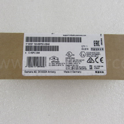 6ES7193-6BP00-0BA0 Siemens