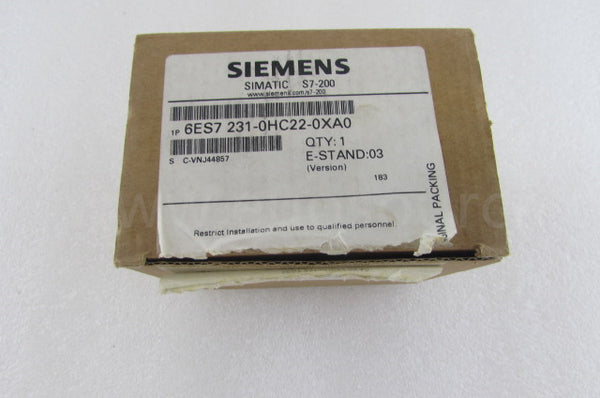 6ES7231 0HC22 0XA0 Simatic Compact CPU Module PLC original 6ES7231