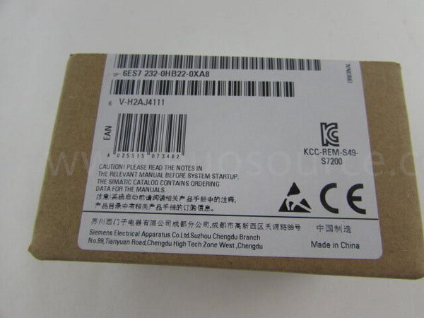 6ES7232 0HB22 0XA8 Simatic Compact CPU Module PLC original 6ES7232