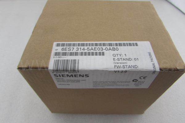 6ES7314-5AE03-0AB0 Simatic Compact CPU Module PLC original 6ES7314