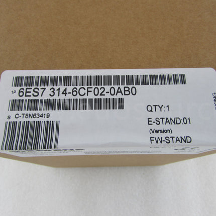 6ES7314-6CF02-0AB0 Simatic Compact CPU Module PLC original 6ES7314