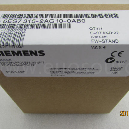 6ES7315-2AG10-0AB0 Simatic Compact CPU Module PLC original 6ES7315