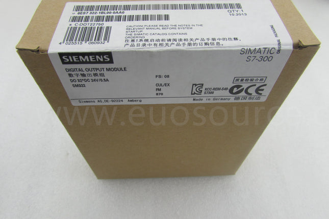 6ES7322-1BL00-0AA0 Simatic Compact CPU Module PLC original 6ES7322