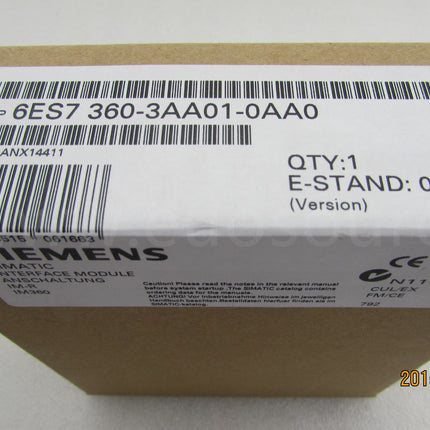 6ES7360 3AA01 0AA0 Simatic Compact CPU Module PLC original 6ES7360