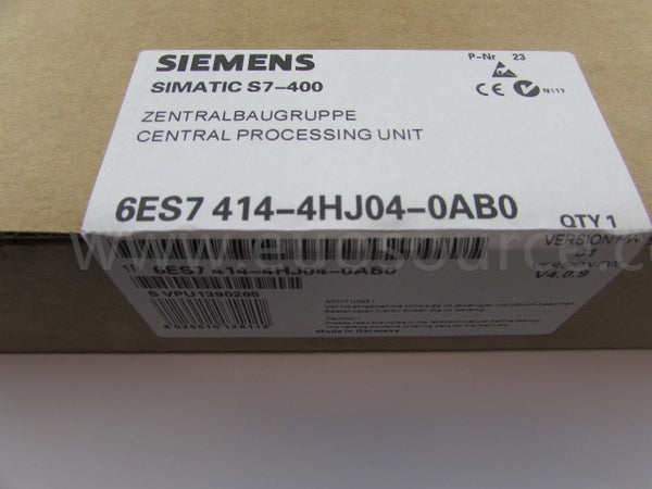 6ES7414 4HJ04 0AB0 Simatic Compact CPU Module PLC original 6ES7414