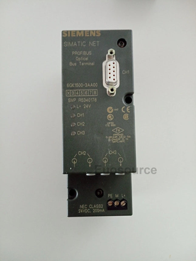 6GK1500-3AA00 Siemens PROFIBUS Optical Bus Terminal