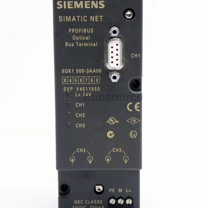 6GK1500-3AA00 Siemens PROFIBUS Optical Bus Terminal