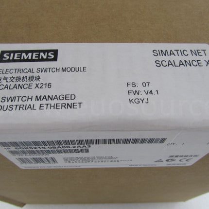 6GK5216 0BA00 2AA3 Simatic Compact CPU Module PLC original 6GK5216