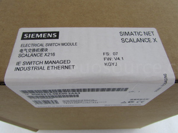 6GK5216 0BA00 2AA3 Simatic Compact CPU Module PLC original 6GK5216