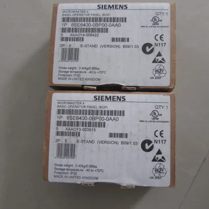 6SE6400-0BP00-0AA0 Siemens Frequency Converter