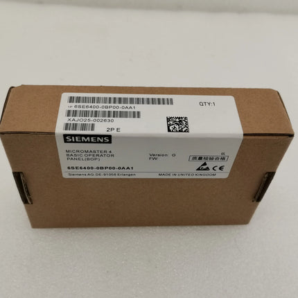 6SE6400-0BP00-0AA1 Siemens Frequency Converter