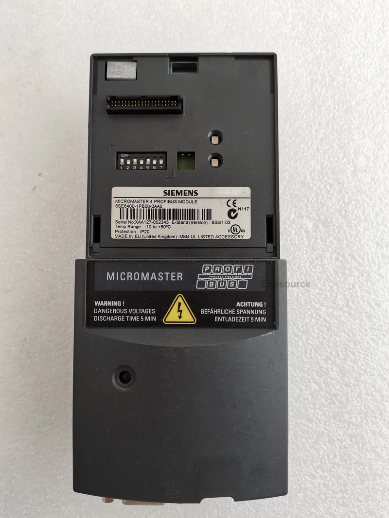 6SE6400-1PB00-0AA0 Siemens Inverter