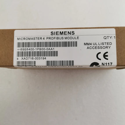6SE6400-1PB00-0AA1 Siemens Frequency Converter