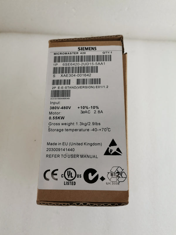 6SE6420-2UD15-5AA1 Siemens Inverter