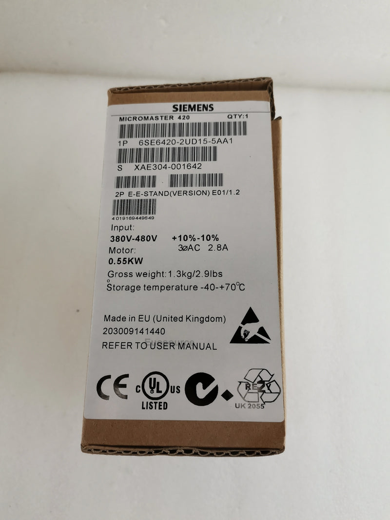 6SE6420-2UD15-5AA1 Siemens Inverter