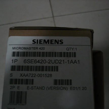 6SE6420-2UD21-1AA1 Siemens Frequency Converter
