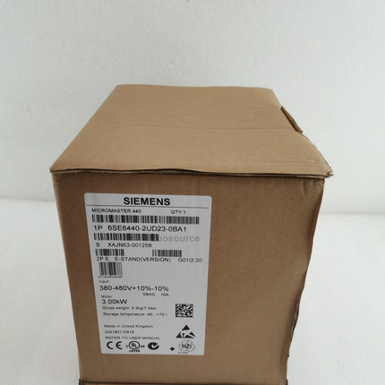 6SE6440-2UD23-0BA1 Siemens Inverter