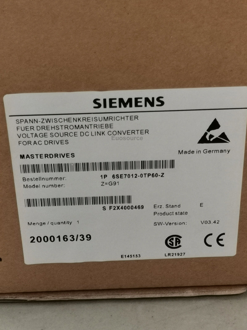 6SE6440-2UD32-2DB1 Siemens Inverter