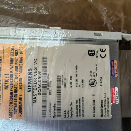 6SE7012-0TP60 Siemens Frequency Converter