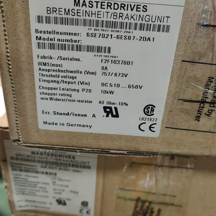 6SE7021-6ES87-2DA1 Siemens Frequency Converter