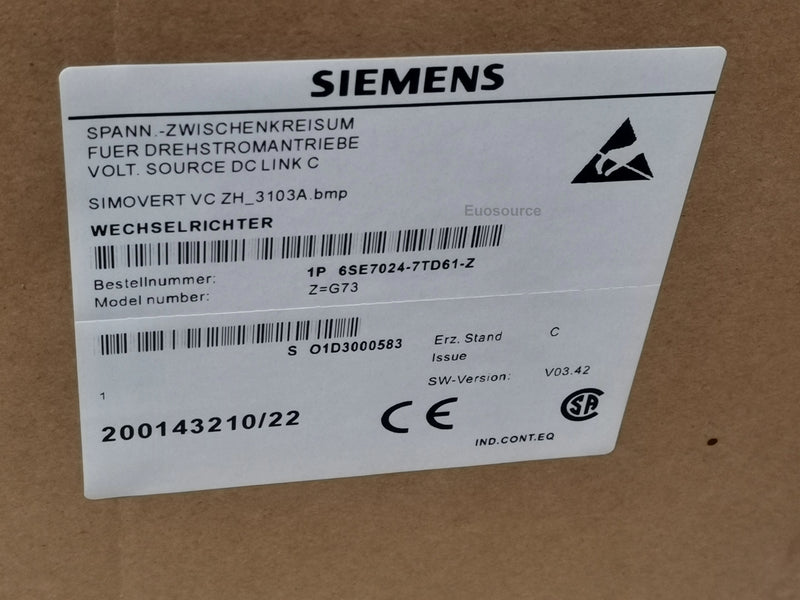 6SE7024-7TD61 Siemens Inverter
