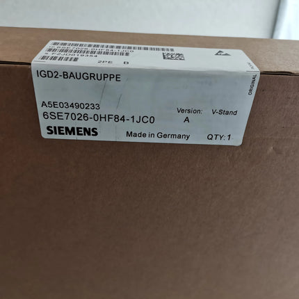 6SE7026-0HF84-1JC0 Siemens Frequency Converter