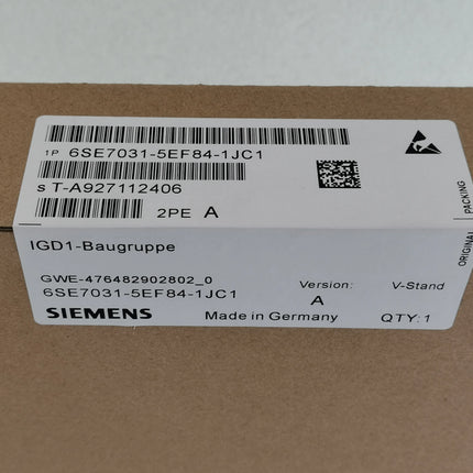 6SE7031-5EF84-1JC1 Siemens Frequency Converter