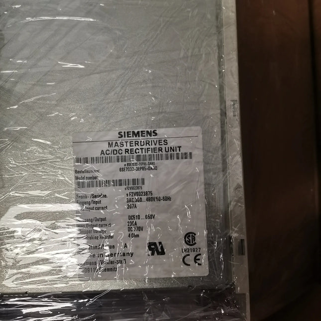 6SE7032-3EP85-0AA0 Siemens Frequency Converter