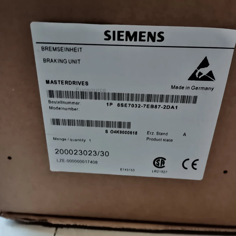 6SE7032-7EB87-2DA1 Siemens Inverter