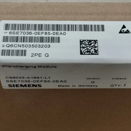 6SE7036-0EF85-0EA0 Siemens Frequency Converter