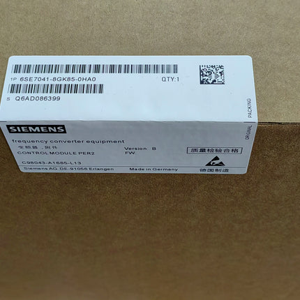 6SE7041-8GK85-0HA0 Siemens Frequency Converter