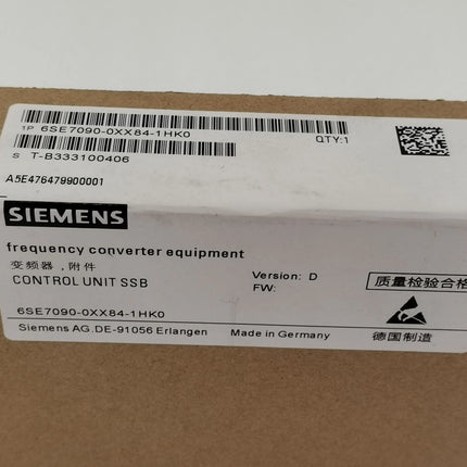 6SE7090-0XX84-1HK0 Siemens Frequency Converter