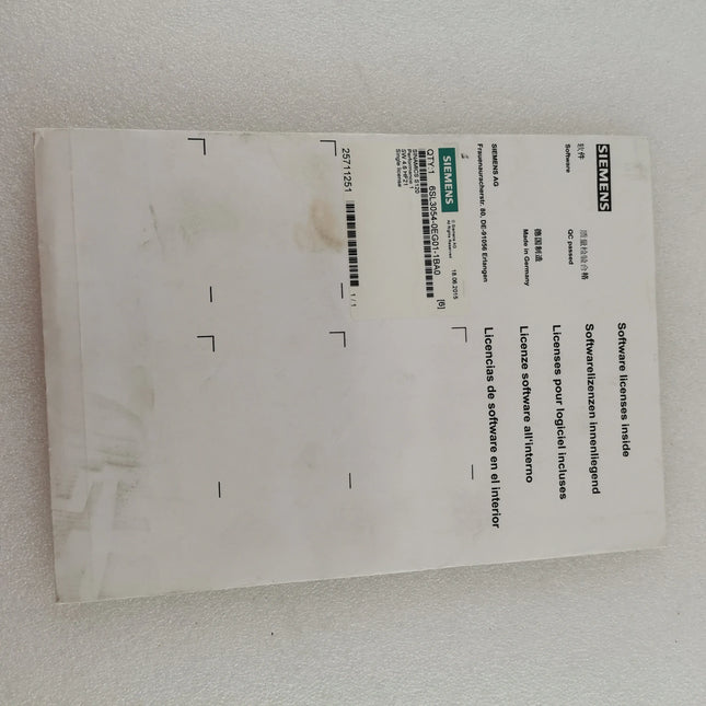 6SL3054-0EG01-1BA0 Siemens Frequency Converter