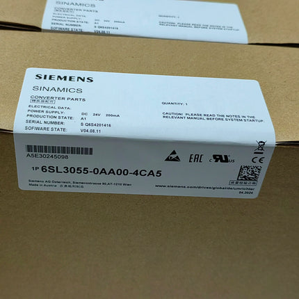 6SL3055-0AA00-4CA5 Siemens Frequency Converter