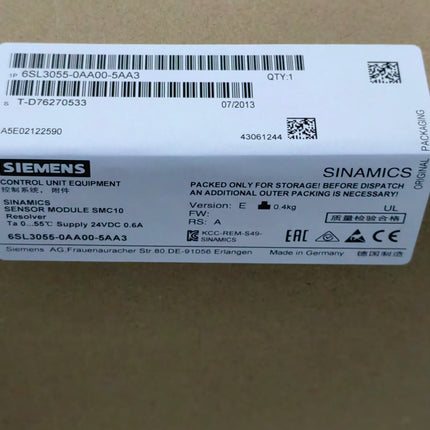 6SL3055-0AA00-5AA3 Siemens Frequency Converter