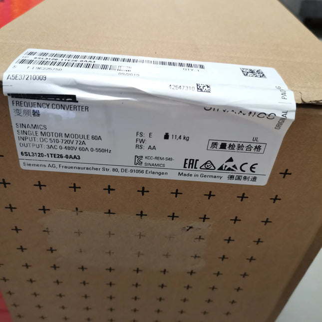 6SL3120-1TE26-0AA3 Siemens Frequency Converter