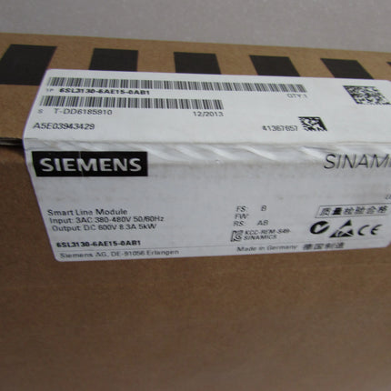 6SL3130-6AE15-0AB1 Siemens Frequency Converter