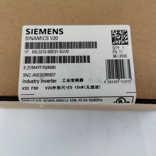 6SL3210-5BE31-5UV0 Siemens Frequency Converter