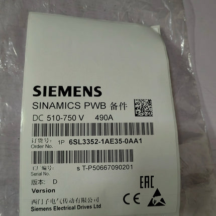 6SL3352-1AE35-0AA1 Siemens Frequency Converter